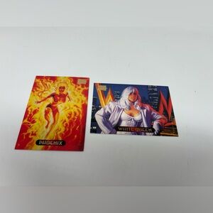 Marvel Universe Trading Cards 1994 White Queen & Phoenix